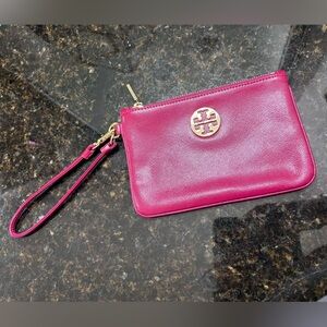 Tory Burch Red Wristlet